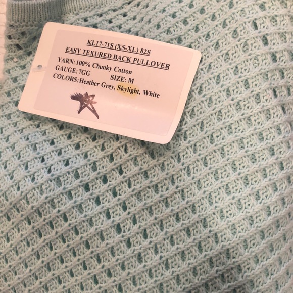 NEW! Kinross Cashmere Easy Textured Back Pullover - Picture 3 of 3